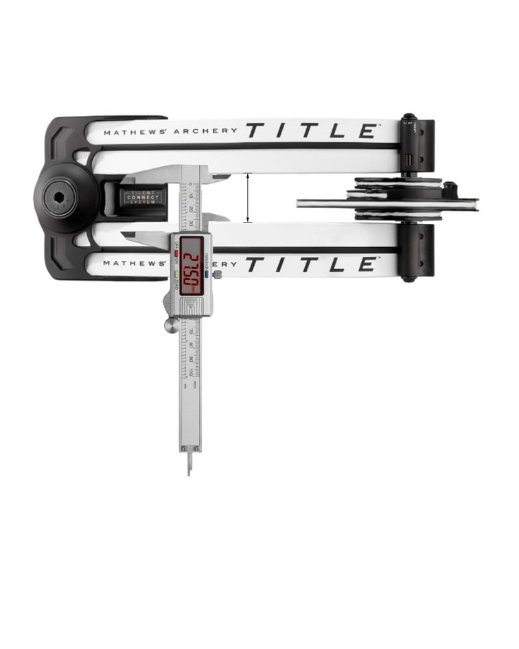 Measuring the gap between the limbs with a caliper