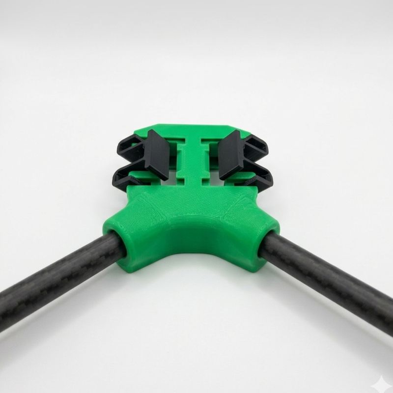 Rubber inserted diagonally into its seat